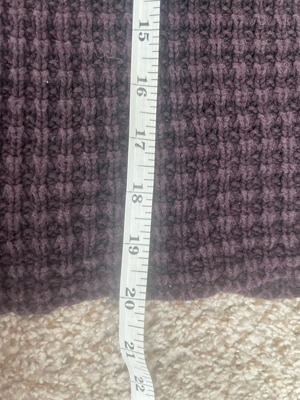 Moda Int’l Block Stitch Collared Cardigan Button Front - Picture 3 of 5